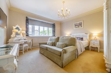 Number One bedroom 4, king-size double, french styling.