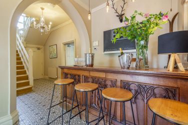 Number One bar in the hallway.