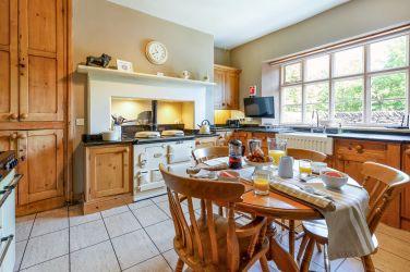 White Moss kitchen with hand built units.