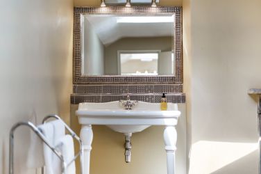 White Moss top floor bathroom detail.