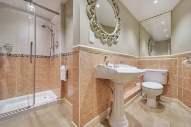 Bedroom 2 ensuite shower room.