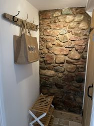 Coat and footwear area