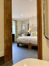 The Old Stables&rsquo;wetroom is just off the bedroom