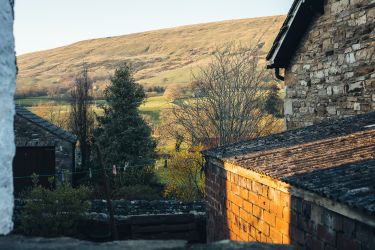 Rise Hill view from the outside space at the rear.