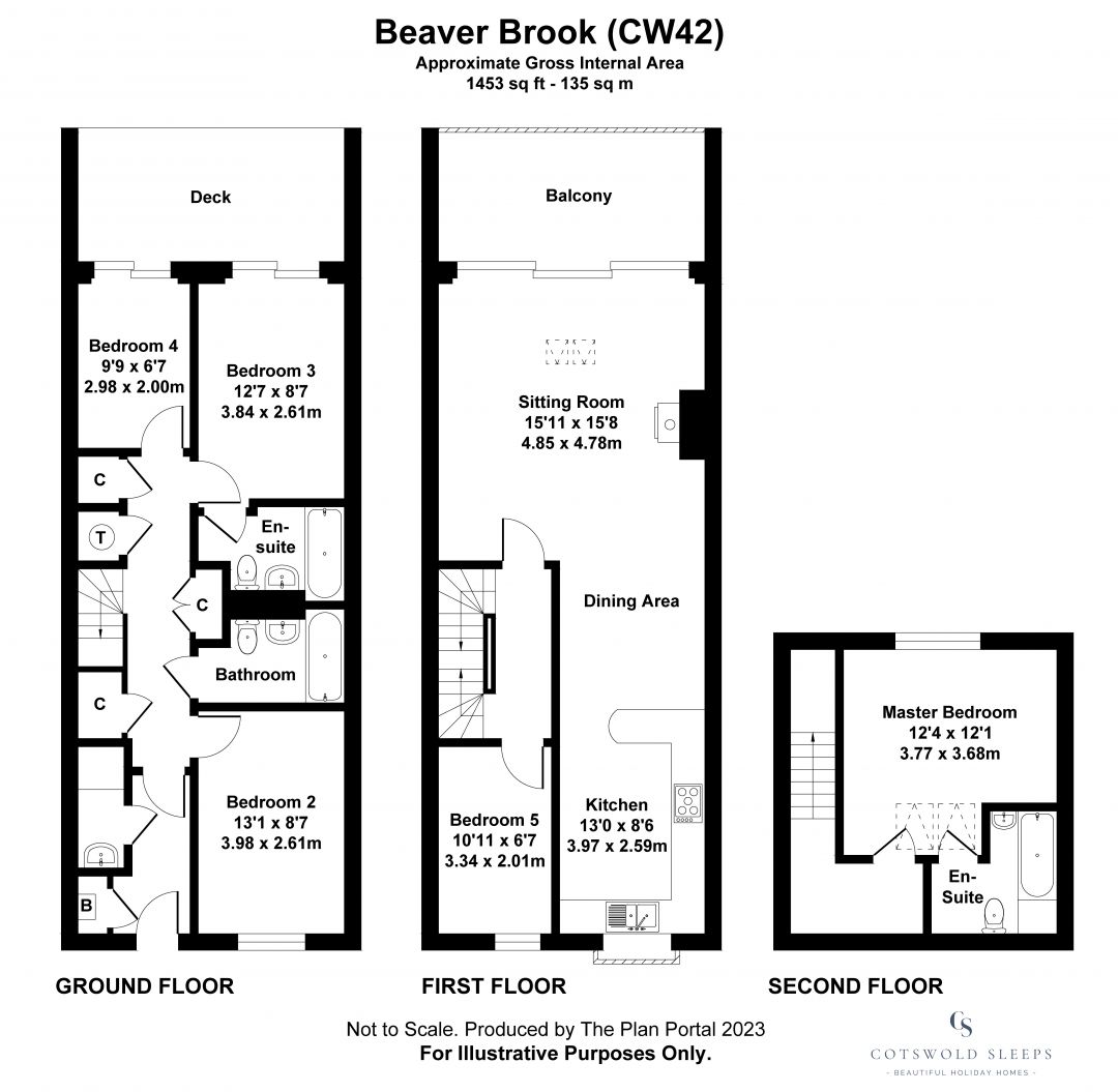 Beaver Brook, Waterside Holiday House in The Cotswolds, Sleeps 10