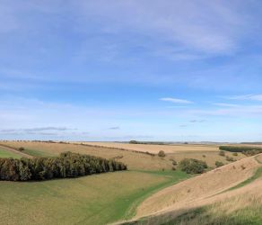 Part of the Yorkshire Wolds Way national trail