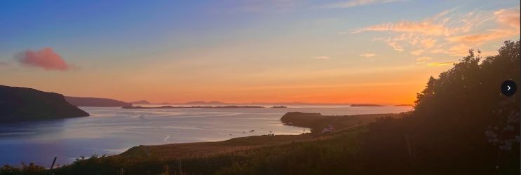 Sunset View of Lochbay