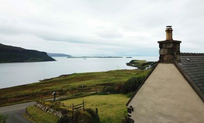 View of Loch Bay and beyond