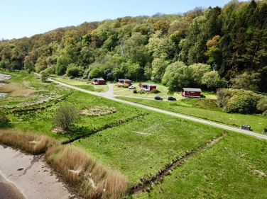 Lochead Chalets from above