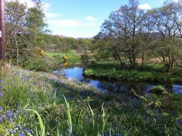 Lochead Burn - ideal for fishing, permits can be bought at the booking office
