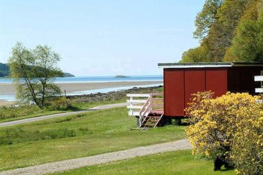View from The Chalets down the loch