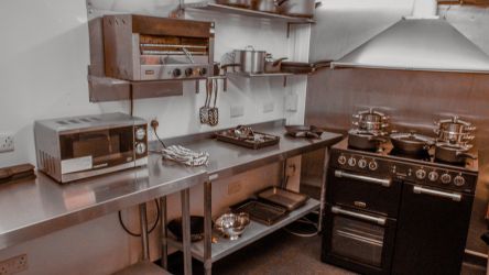 Well equipped kitchen for your large group stay Wye Rapids House  Symonds Yat www.bhhl.co.uk