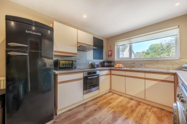 Orrest Head Cottage kitchen cooking area.