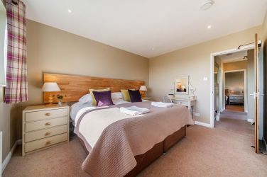 Orrest Head Cottage with super-king-size bed.