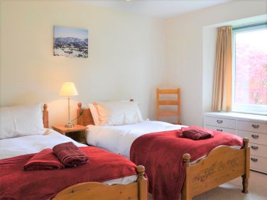 Twin bedroom on first floor