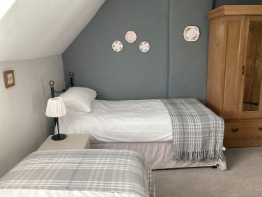 Twin bedroom, two comfy single beds.