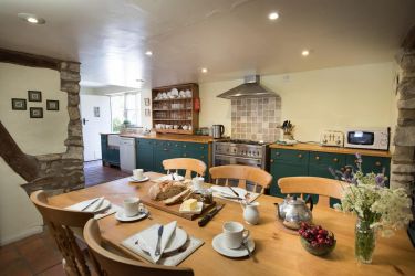 Farmhouse kitchen with ample room for cooking and getting together.