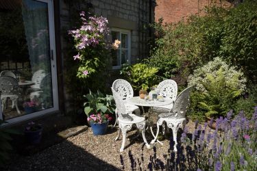 Patio garden can be accessed from the lounge