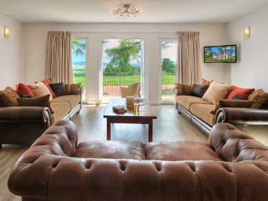 The living space at The Capercaillie at airhouses