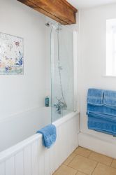 One of the bathrooms