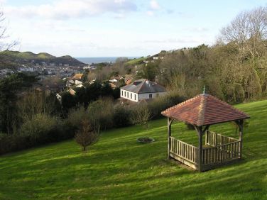 View from the top of the garden
