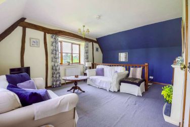 Lounge with lovely coountryside views