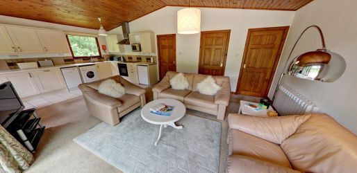 Spacious and airy open plan living.