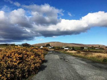 The Old Road from Crepigill Cottage for a short walk to St Columba's Isle