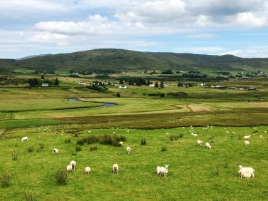 View from Caroline Hill towards Borve - a lovely walk from the cottage
