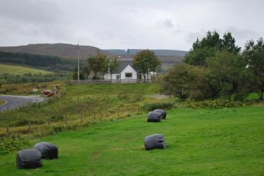 View of the cottage as you approach from Portree