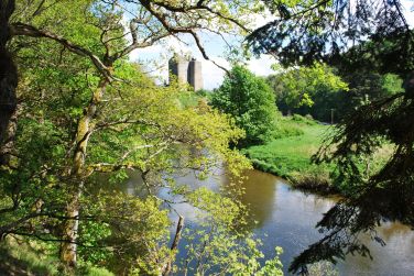 River Tweed and Neidpath Castle, Peebles