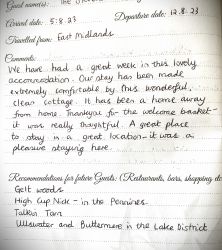 "great week in beautiful accommodation" "home away from home"