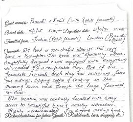 ** Highly Recommended ** from USA, scenic views, central location, beautiful hikes, spotless :-)