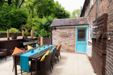 Large private patio accessed directly from kitchen and lounge