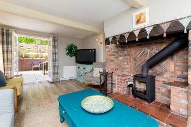 Log burner for those cosy nights in, after a days exploring, central heating throughout
