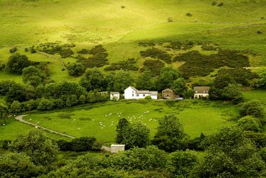 View from across the valley