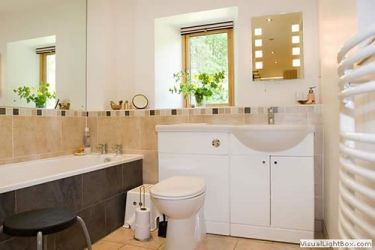 Downstairs bathroom ( shower not shown )