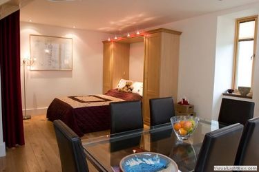 Comfy let -down bed ground floor with sprung mattress