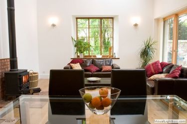 Dining area in open plan living area