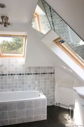 Upstairs bathroom, shower not shown.