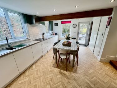 Modern kitchen with direct access to the garden