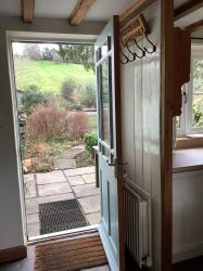 Rear door to the garden