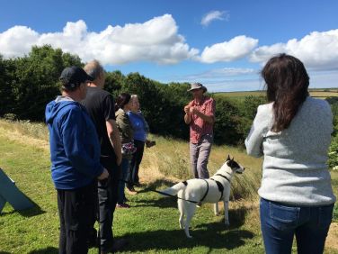 On the nature walk with local ecologist Ken Neal
