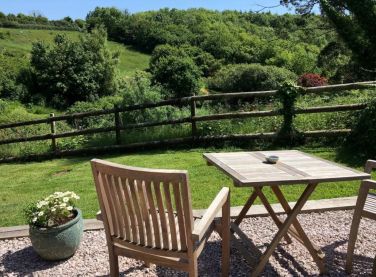 View over the valley from Honeysuckle garden