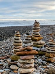 Holy Island view towards Bamburgh