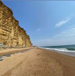 East Beach at West Bay, the Jurassic Coastline www.strongate.co.uk