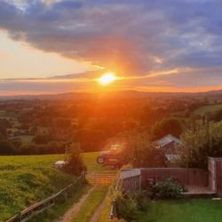 Sunset views at Strongate View Apartment www.strongate.co.uk