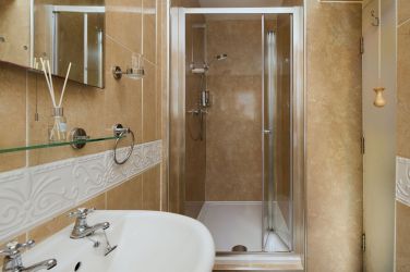 Private bathroom for ground floor twin room