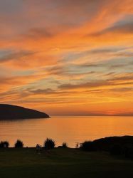 Sunset at Poppit from Gwbert