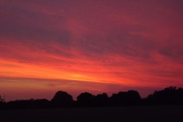 Sunset in Suffolk